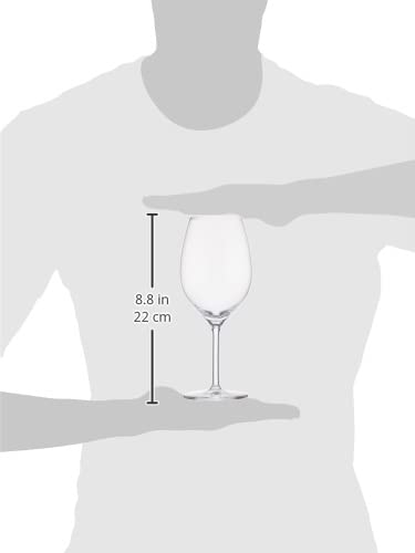 [Officially Imported] ZWIESEL Pair of Banquet Wine Glasses, 475ml Capacity, Red Wine, Dishwasher Safe, P121592