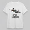 Women's Plus Size Fashion Classic T-Shirt P - 51 Mustang Warplane Graphic Tee