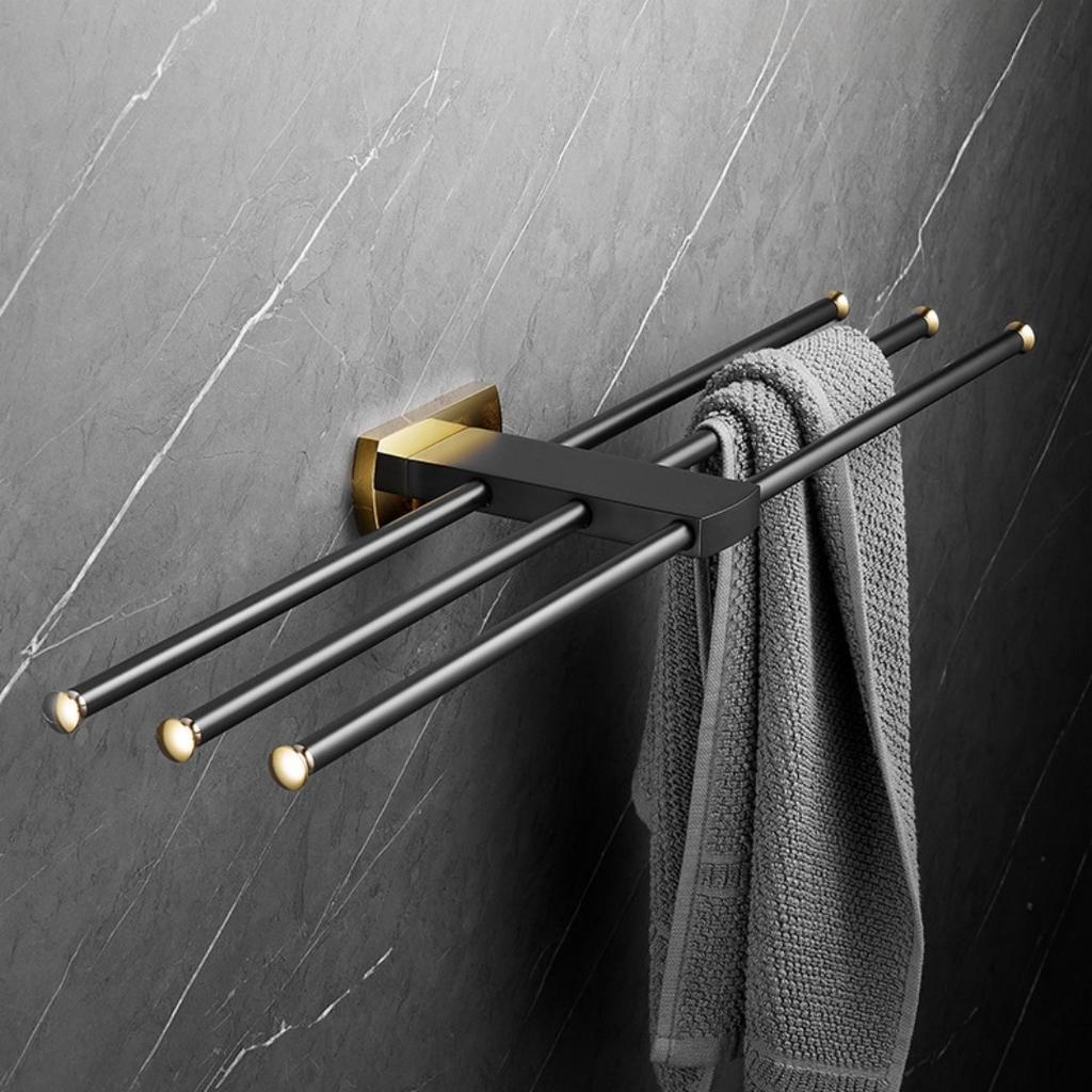 Brass Bathroom Accessories Brushed Gold Bathroom Shelf,Towel Rack,Towel Hanger Paper holder,Toilet Brush Holder Bath Hardware