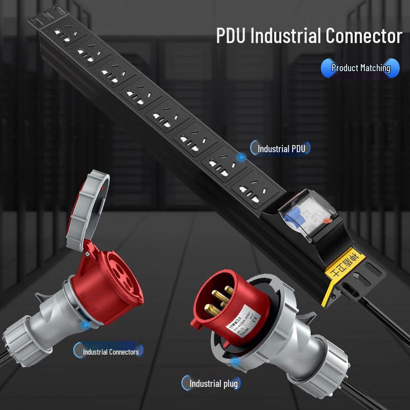 SDWS 32A 4-Pin IP67 Waterproof Industrial Power Connector Set
