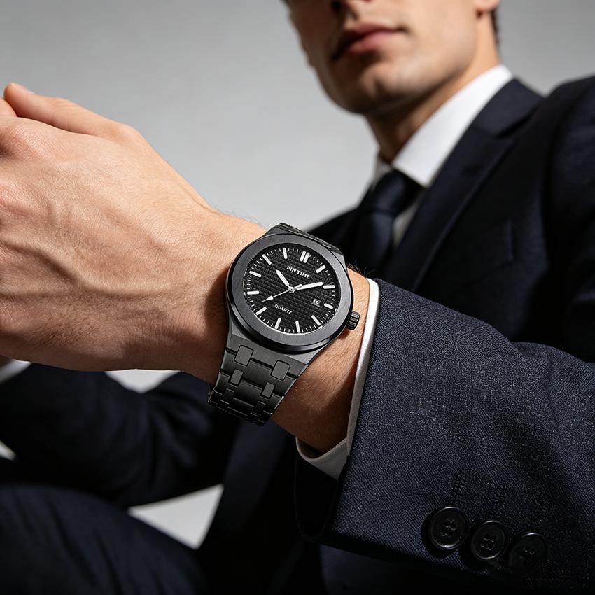 Custom Logo Factory Best Price Luminous Business Men's Watch Alloy Glass 3BAR Water Resistance Luxury Quartz Watches