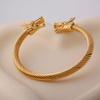 Men's Trendy Titanium Steel Dragon Head Bracelet