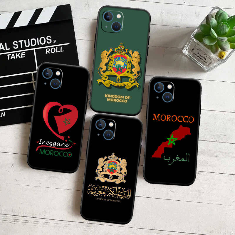 RT18 Morocco Flag passport Phone Shell Case for Redmi Note 12 12S 12C 13 13C 13R 14 14S 14R 14C Pro Max Plus A3 A3X A4 A5 11A 13X