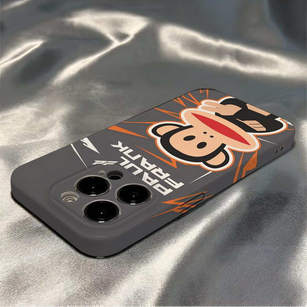 

P-Paul F-Frank Phone Case For IPhone 16 Pro Max 15 14 13 12 11 Pro Max 11Mini 2025 16Plus Glossy HD Film Cover iPhone14