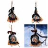 Witch Witch Props Doll Handmade Witch Broom Pendant Halloween Witch Doll  Fancy Dress Party
