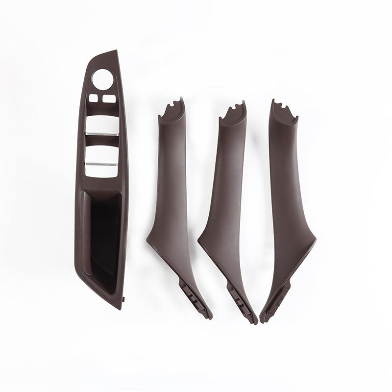 Carbon Fiber Inner Handle for F10 F11 F18 BMW 5 Series Armrest Pull Trim Cover 7 Pcs Set 51417225875 51417261933 51417225879
