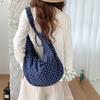 Korean Style Polka Dot Nylon Crossbody Bag Adjustable Canvas Dumpling Bag Shopping