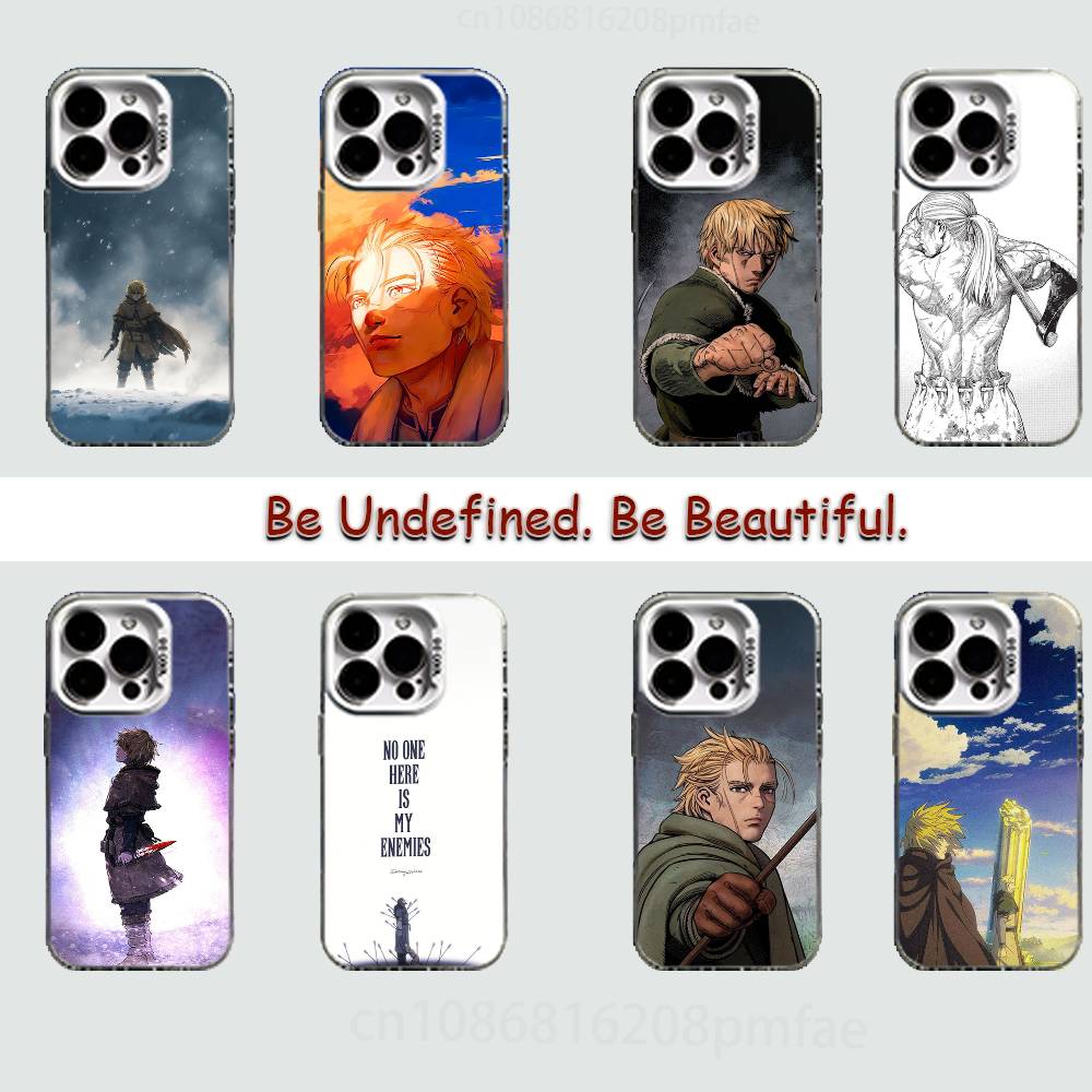 Comics V-Vinland Saga White Shockproof Phone Case For iPhone 17,16,15,14,13,12,11,Pro,XS,Max,Plus,Mini,SE