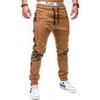 Men's Fashion Casual Pants Plus Size Camouflage Splicing Tights Jogging Pants