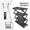 Ladder Shoe Rack X Shaped Easy Assembly Multi Layer Storage for Shoes