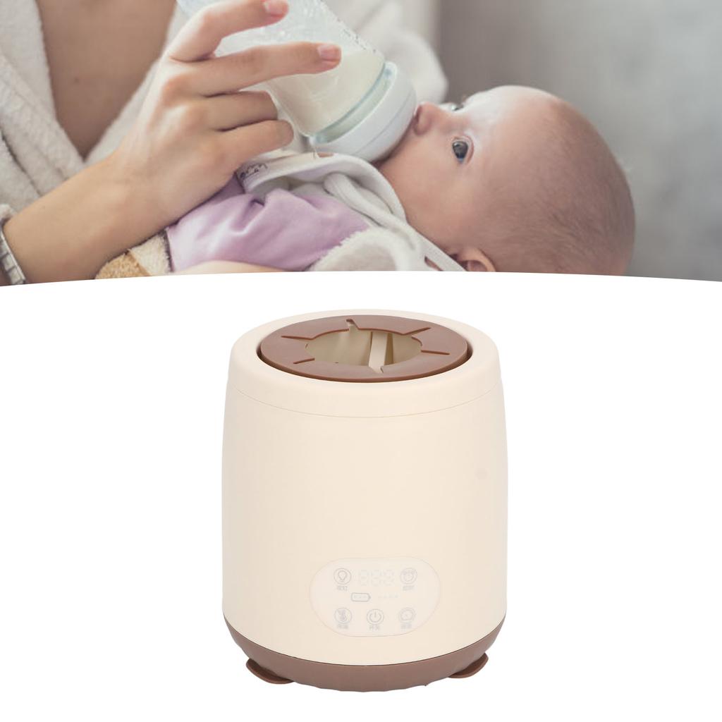 Automatic Baby Milk Bottle Shaker Hting 5 Levels Timing 360 Degree Rotating USB Rechargble Baby Milk Bottle Mixer