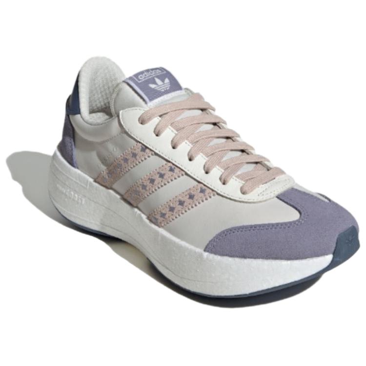Adidas Originals City Anti Slip Wear Resistant Low Top Casual Shoes Women's Gray Sneakers JR8026