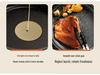 Multifunctional Maifan Stone Non-stick Flat Bottom Frying Pan for Household and Stovetop Use