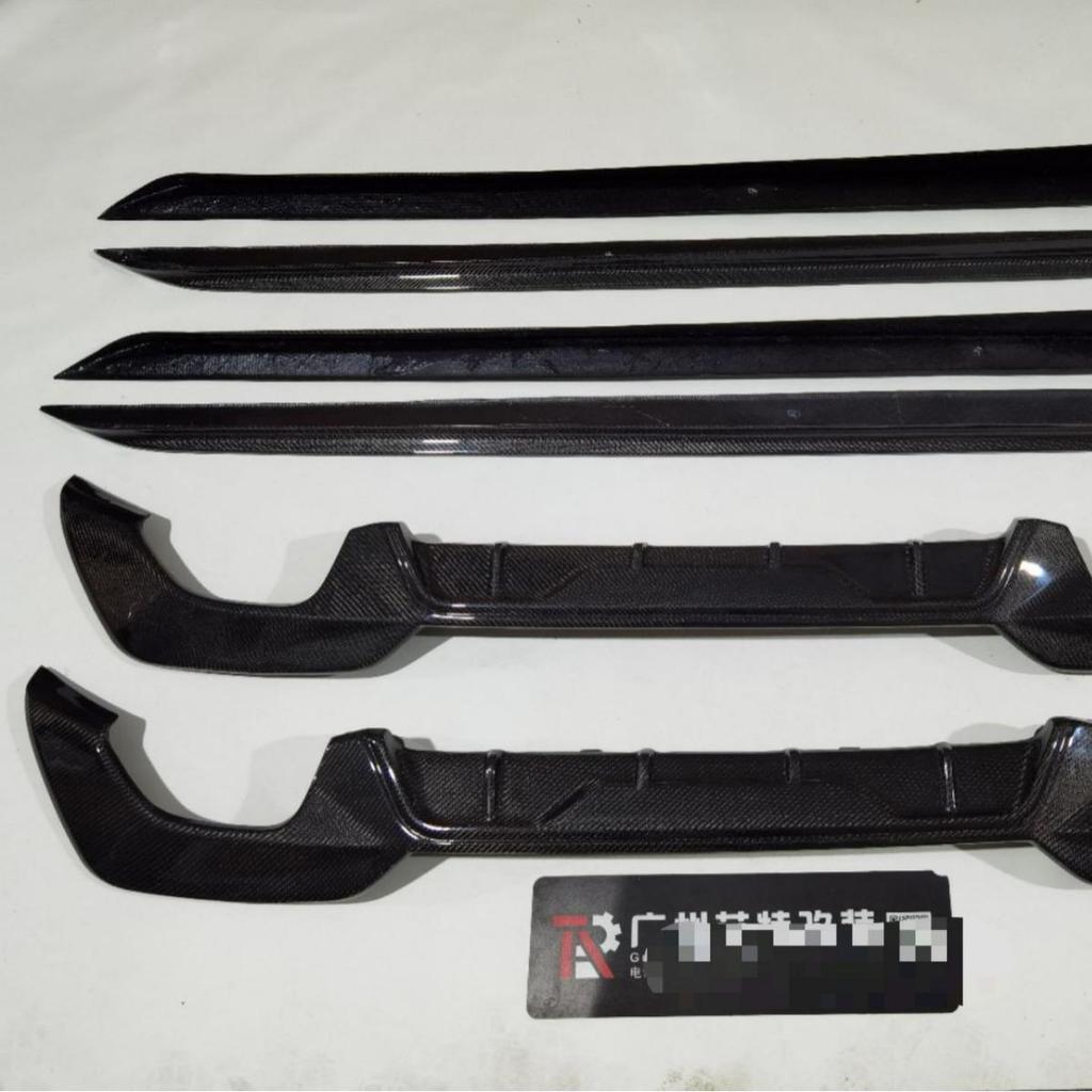 2020-22 BMW 3 Series G20/G28 Carbon Fiber Rear Lip, Front Lip, Side Skirts MP Style
