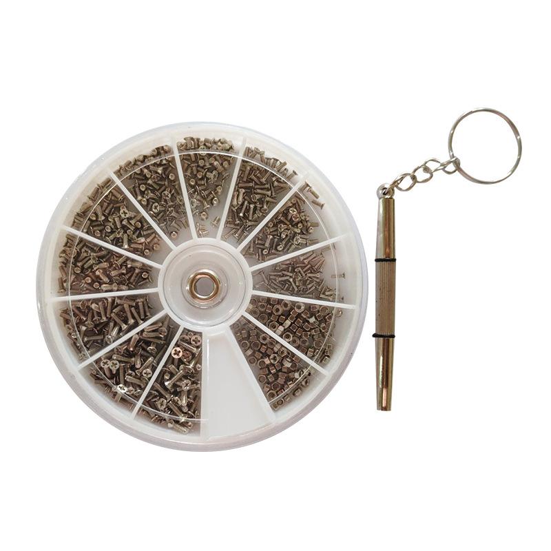 600pcs 12 Kind of Small Screws Nuts Electronics Assortment Kit M1 M1.2 M1.4 M1.6