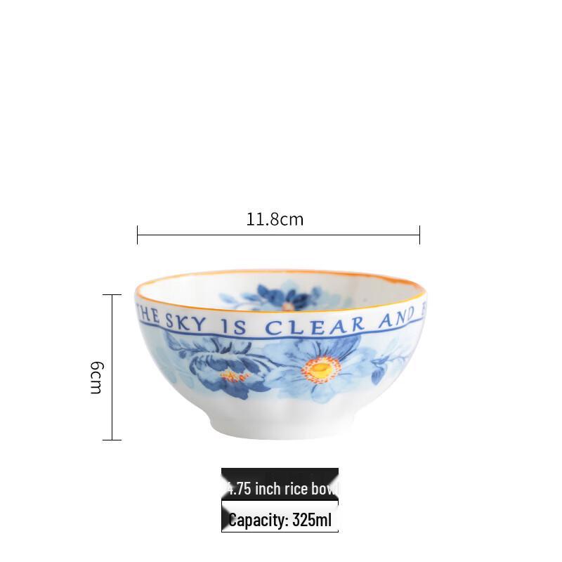 Yu Yi Angel Ceramic Double Ear Square Plate Set