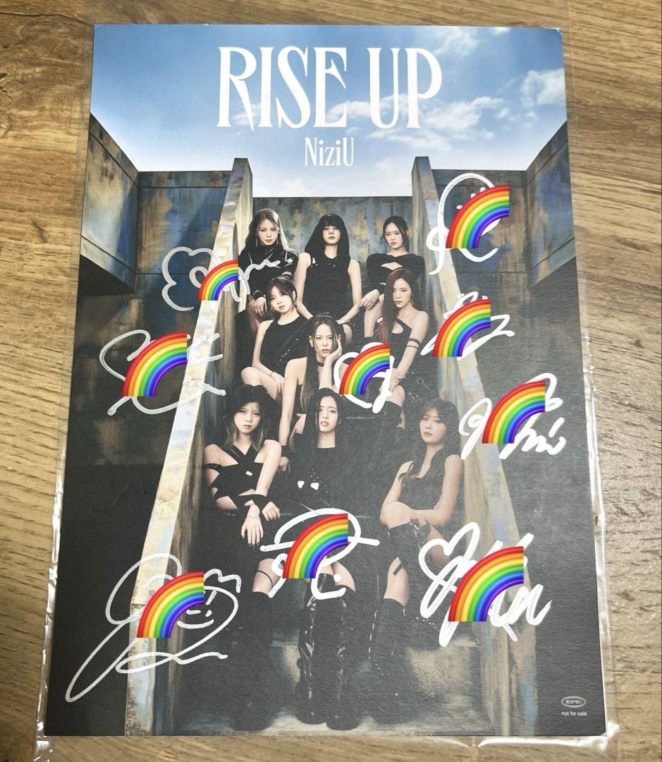 

[USED] NiziU offline event RISE UP all autographed