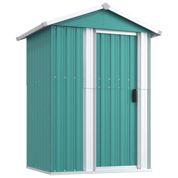 VidaXL Garden Shed Green 126x97.5x177 Cm Galvanized Steel, Garden Storage for Tools, Tool Storage 316233