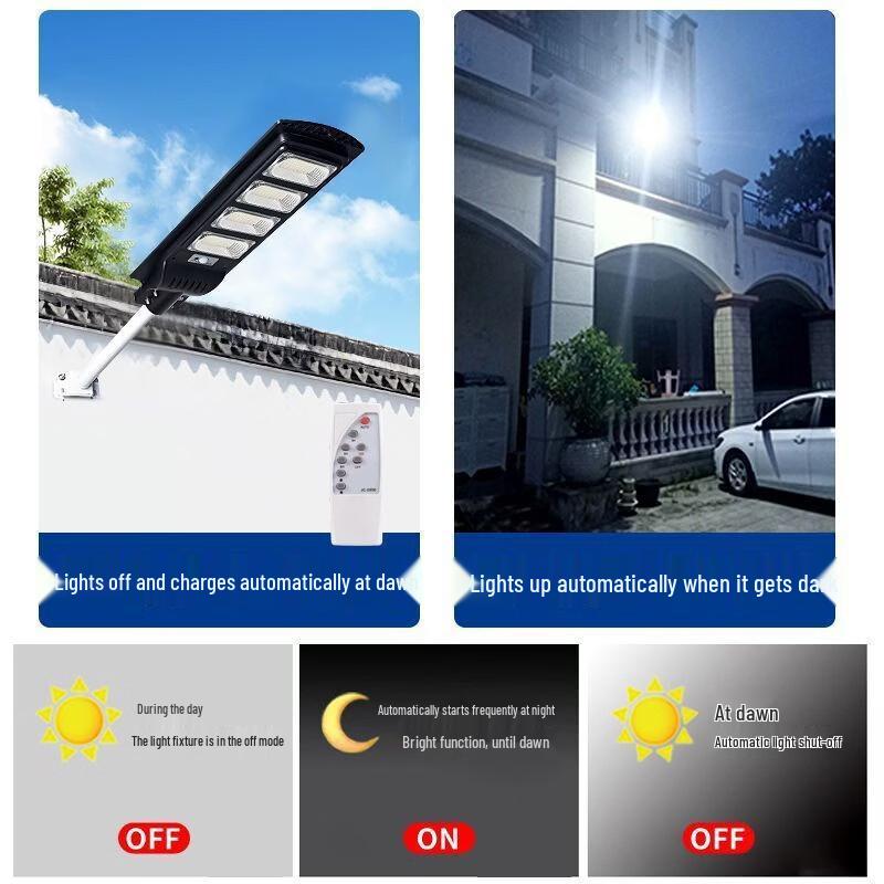 Integrated Solar Motion Sensor Street Light