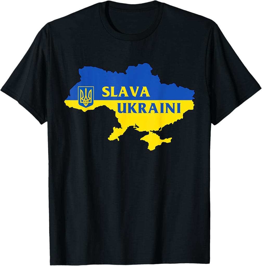 Slava Ukraini Glorie Aan Oekraïne Steun Vlag Unisex T-shirt