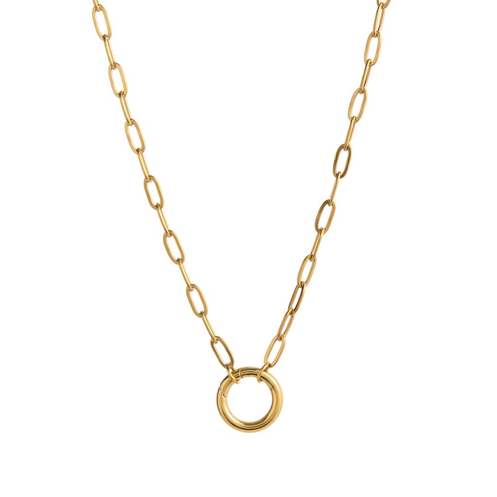 DIY Women's Basic Necklace Paper Clip Snake Bone Chain Jewelry Accessory for Creative Crafting Necklaces for Women