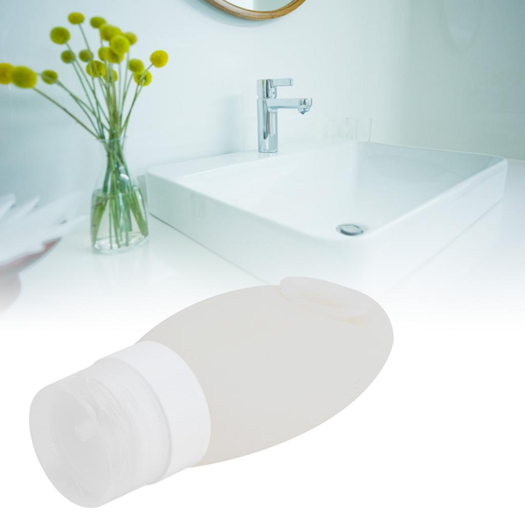 Innovative Travel Bottle with Suction Cup Portable Silicone Cosmetic Storage Bottle for Outdoor