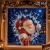 PVC Crystal Break-In Christmas Decal Static Cling Fake Broken Glass Cling Decal  Glass Doors