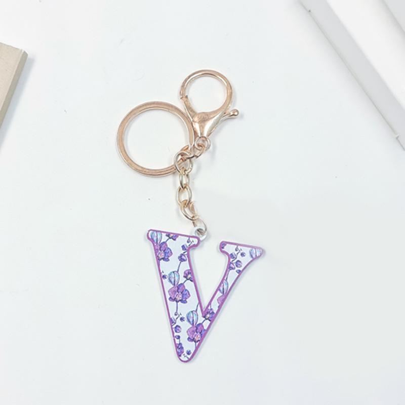 Colorful English Alphabet Keychain & Graduation Gift Accessory