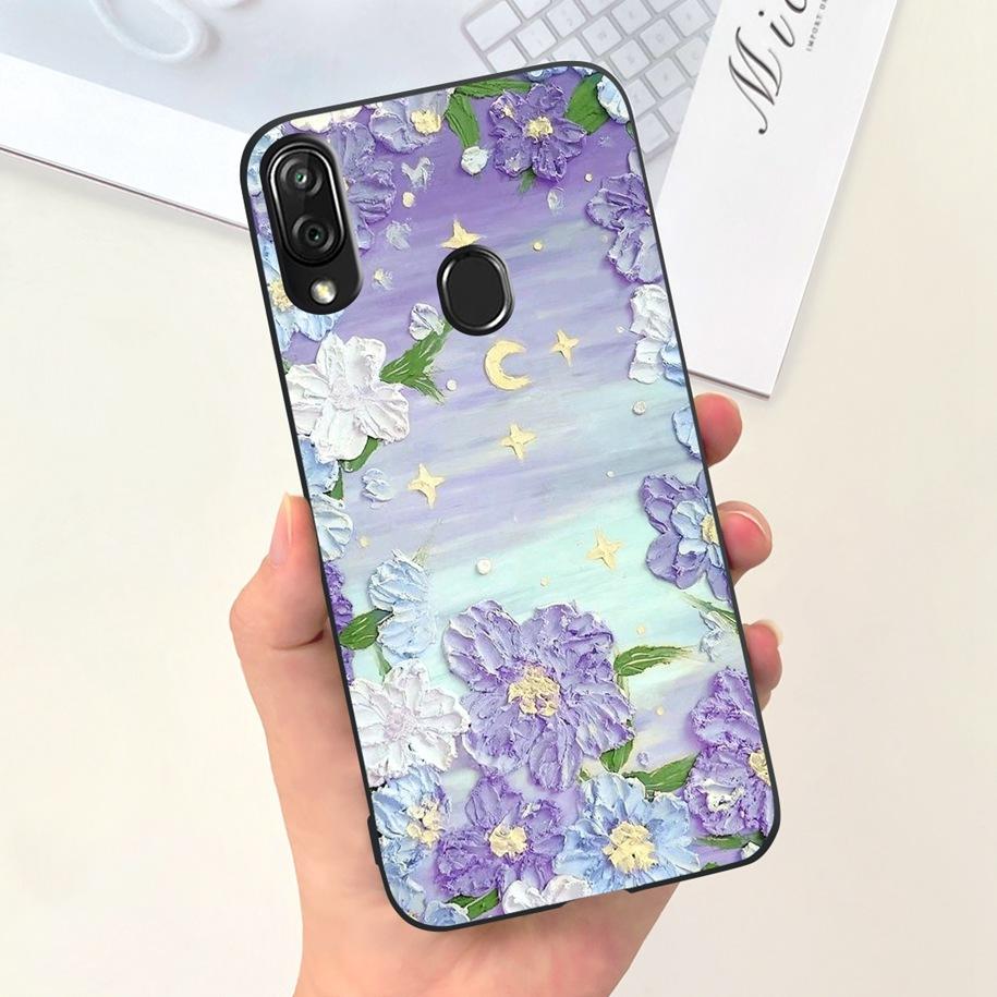 Für ZTE Blade V10 Vita 2019 Hülle Mode Blume Astronaut Silikon Stoßfester Bumper Für ZTE Blade V10 V 10 BladeV10 Vita Fundas