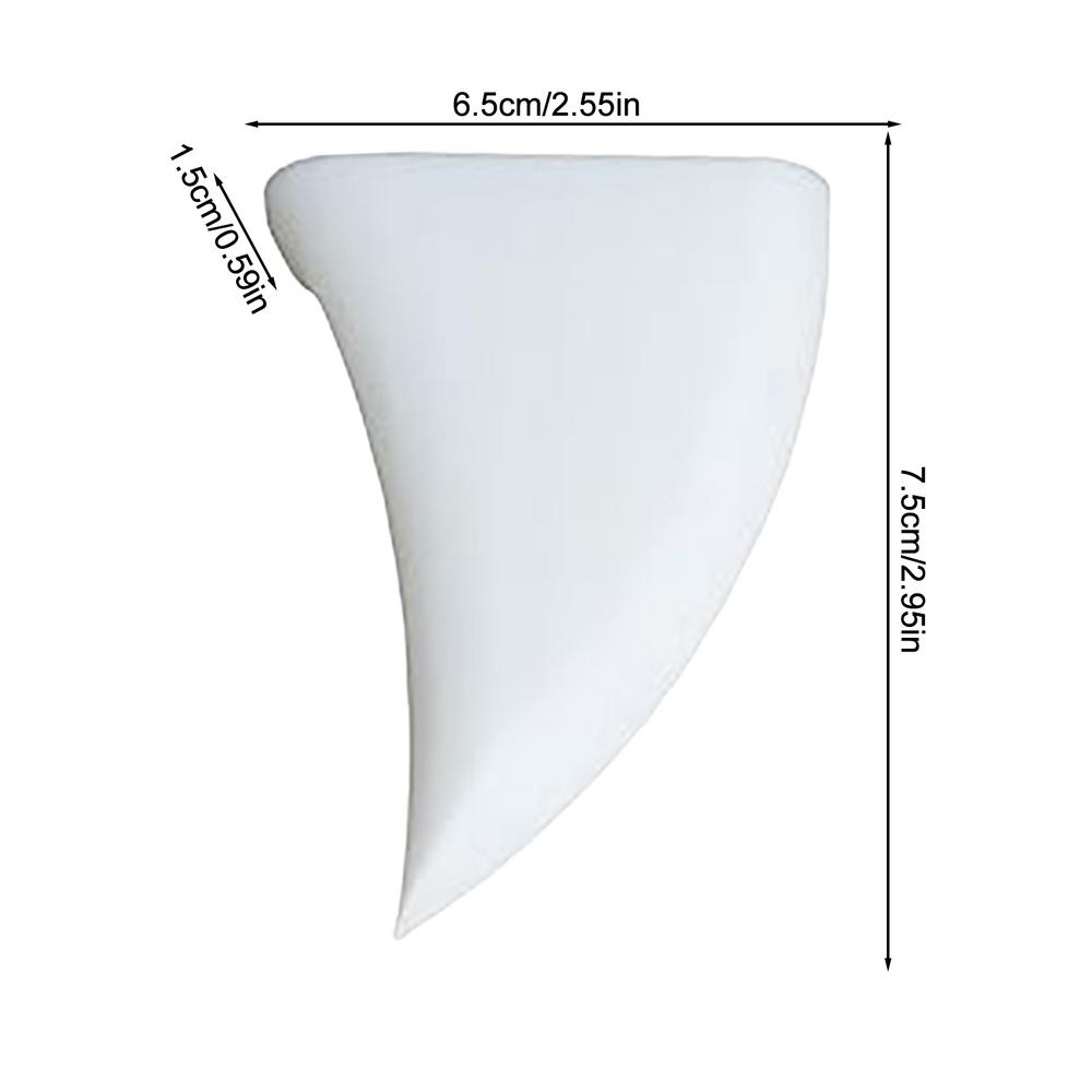 

Halloween Car Vampire Teeth Decoration 3D Car Teeth Vampire Teeth Car Decor White Devil Horns Waterproof Bumper Decor