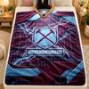 Flaneldecke West Ham United Fußball Warm Weich Überwurfdecke für Innen Sofa Bett Wohnzimmergebrauch