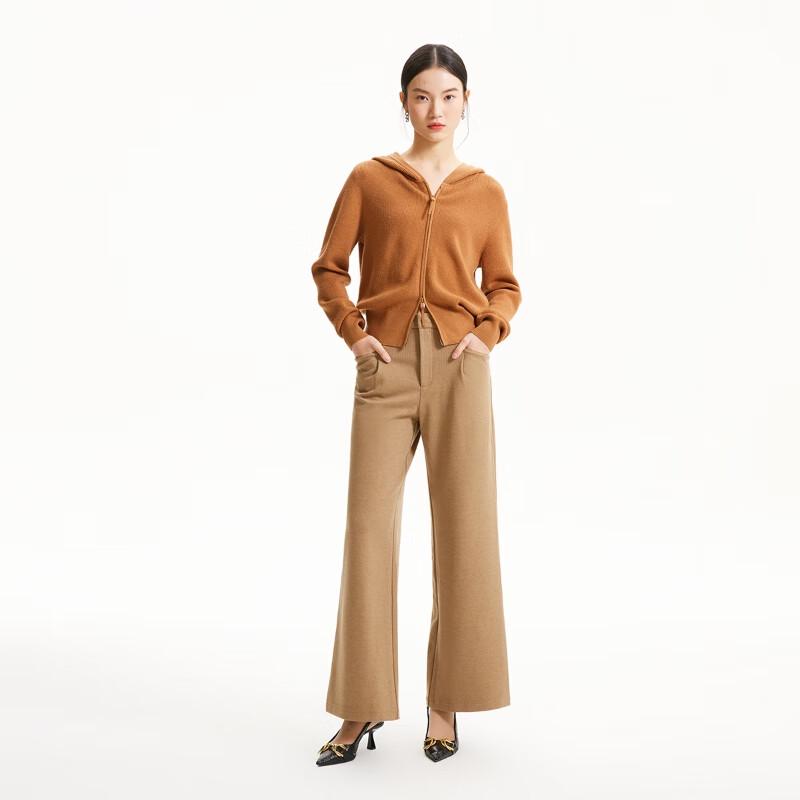 

VEROMODA Women s Hooded Ribbed Knit Cardigan M