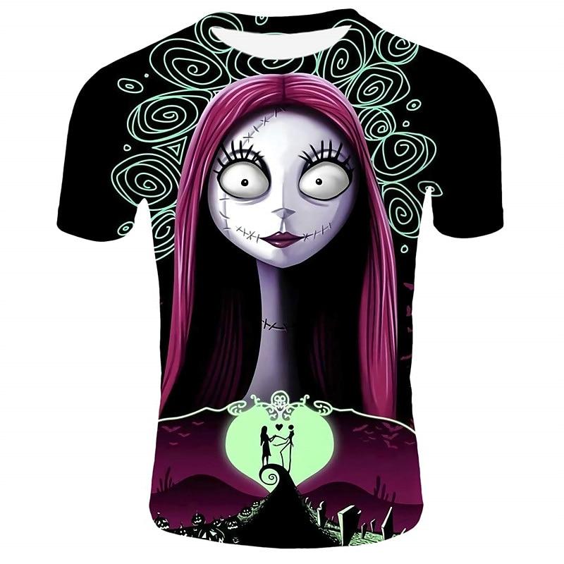 Unisex Boys Girls' 3D Skull T shirt Short Sleeve 3D Print Summer Spring Fashion Cool Kids 3-12 Years Outdoor Daily Regular Fit
