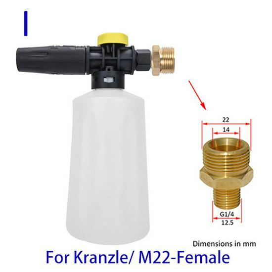 High Pressure Foam Sprayer & Water Nozzle for Home and Car Wash