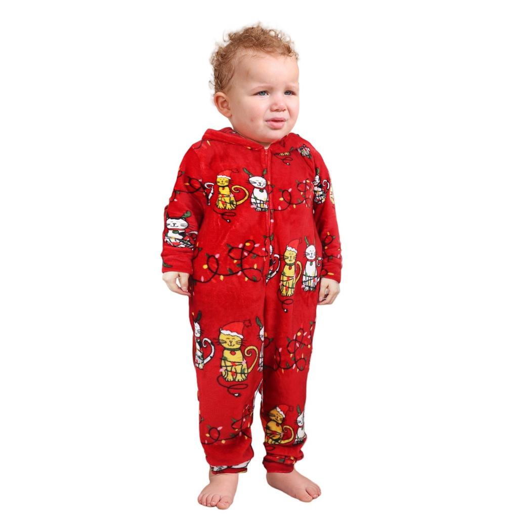 Parent-child Outfit-Christmas Print Parent-child Home Wear Set