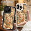 Phone Case: 2D flat design suitable for iPhone 18 17 16 15 14 13 Pro protective case, little magician monkey, perfect Christmas and Halloween holiday 