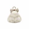 Hair Bow Plush Rabbit Keychain Rabbit Fur Bag Hanging Pendant Accessory Rabbit Plush Keychain  Car