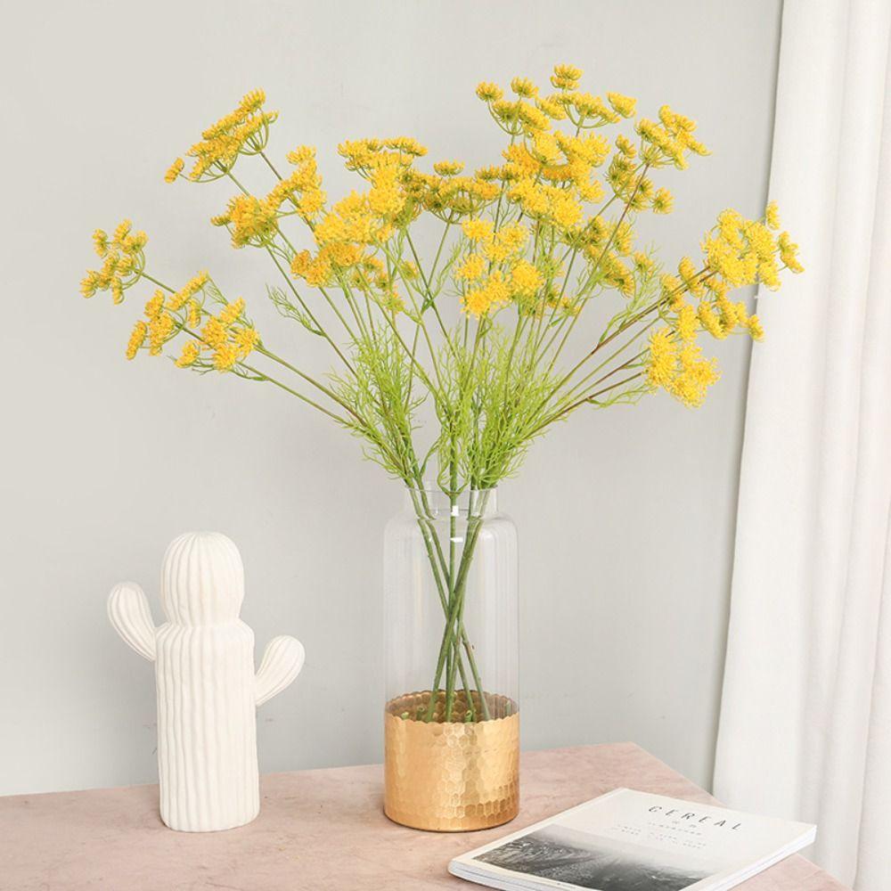 Beautiful Silk Fake Flowers Elegant Simulated Green Plants  Outdoor Garden Decor