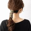 The New Japanese Retro Solid Color Fabric Iron Wire Hair Rope A Wide-brimmed Headband for Ladies To Tie Their Hair in A Low Ponytail