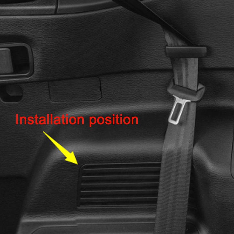 Car Rear Tail Cargo Trunk Speaker Horn Trim for Mitsubishi Outlander   2024+ Cover Sound Interior Accessories Stickers