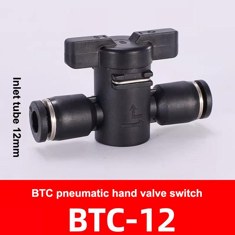BUC Series Pneumatic Manual Valve Leak Proof Sealing Quick Connect Fitting for Industrial Air Line Plumbing System