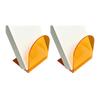 Acrylic Bookends for Shelves Acrylic Bookends Set Heavy Duty Decorative Book Holders Transparent Shelf for Books for Bookshelves