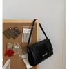 New Summer Ins Niche Bag Black Bag French Underarm Bag Commuter Luxury Crocodile Pattern Crossbody Bag