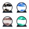 Office Home Decor 3D Extract Hourglass Quicksand Moving Sand Art Picture Round Glass Deep Sea Sandscape Craft Flowing Painting