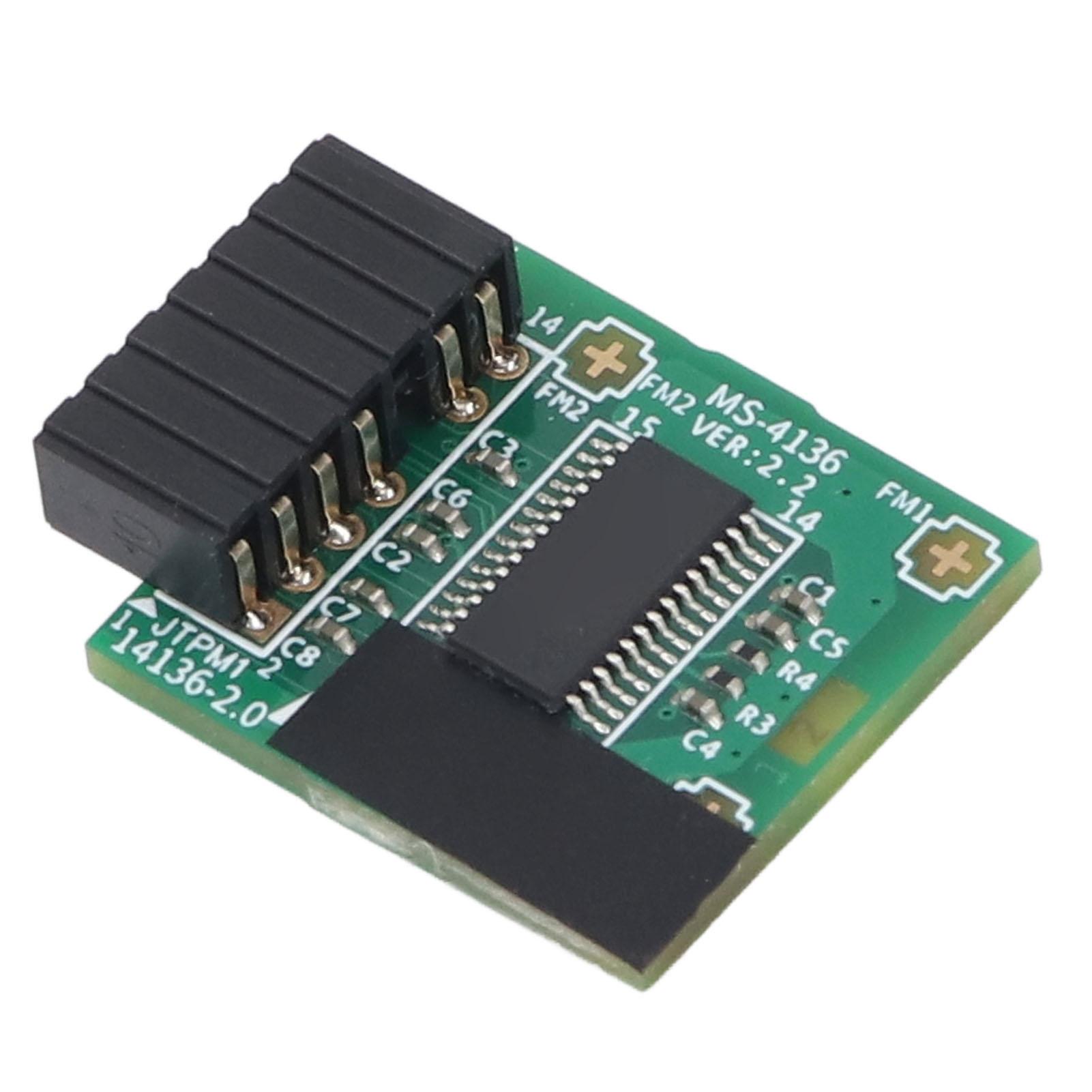 

TPM 2.0 Module LPC Interface Stable Chipset High Strength 14Pin TPM Module for 400 X570 Series