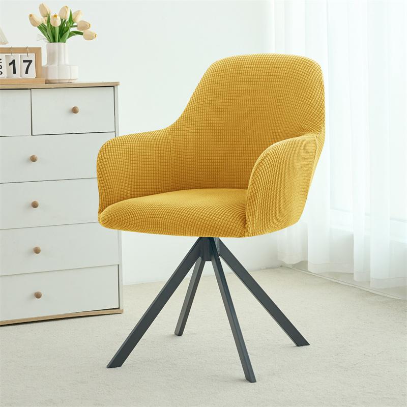 Hochlehner Sessel Stretch Fleecebezug Abnehmbar Esszimmerstuhl Schutzbezug Für Wohnzimmer Sitz