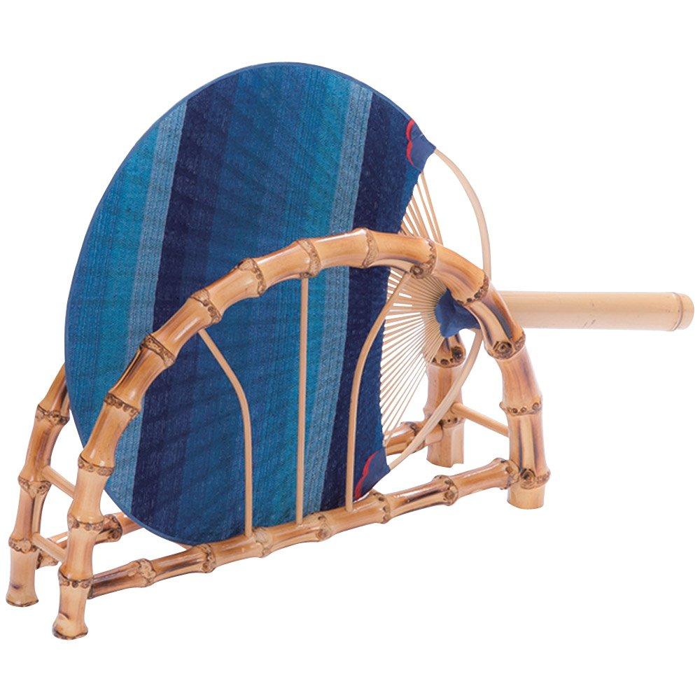 Yamashita Craft Made in Japan Indigo Dyed Fan (Yamasita Craft)