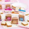 4Pcs/set Student Eraser Toast Piece Cute Cartoon Large Size Eraser