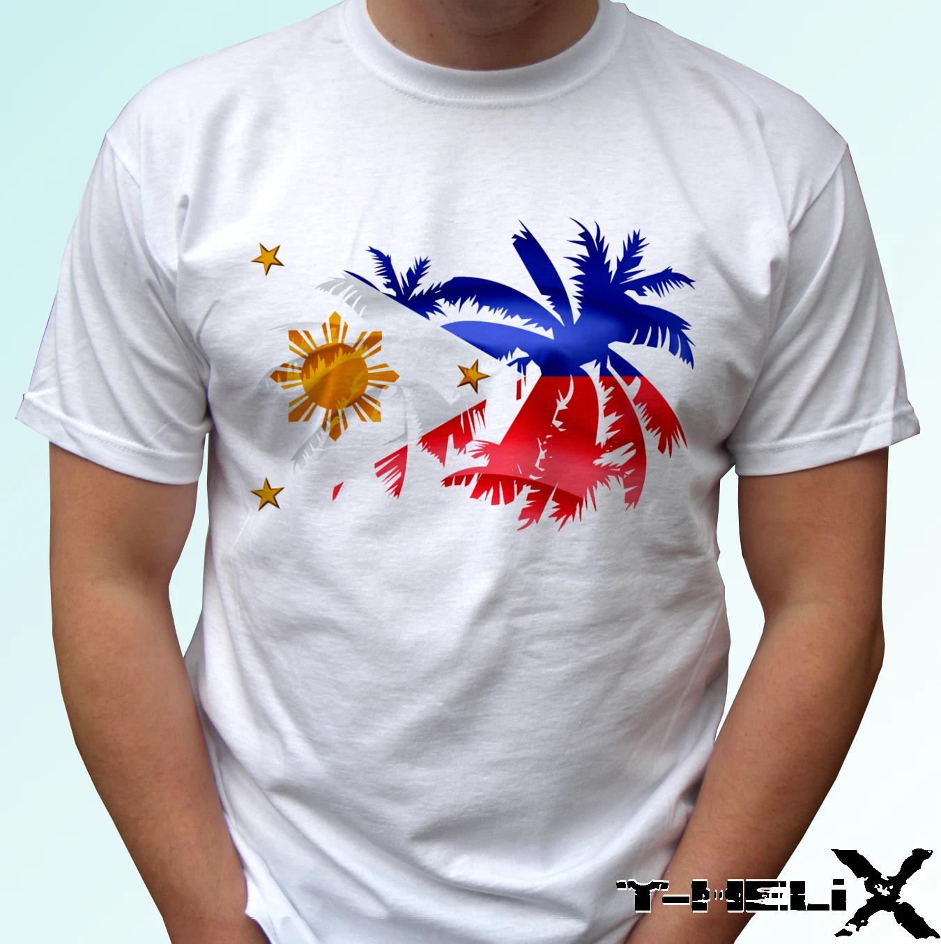 

Philippines palm flag - white kids boys T-Shirt top design - s s kids & baby sizes 100