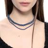 SENTIMENTS ESSENTIAL No.2 BLUE PEARL Necklace 925 SILVER
